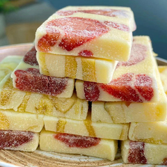 芒果草莓奶糕水果味厚切食品牛轧糖休闲零食B价格比较