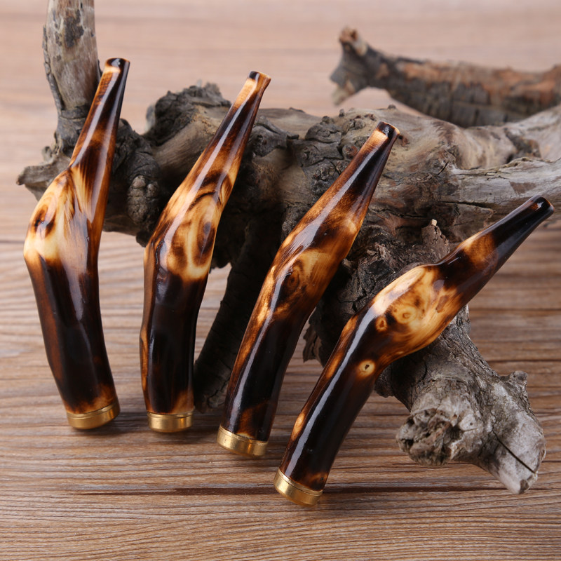 烟嘴野生山柑木清洗循环双重过滤粗细男士礼品烟嘴