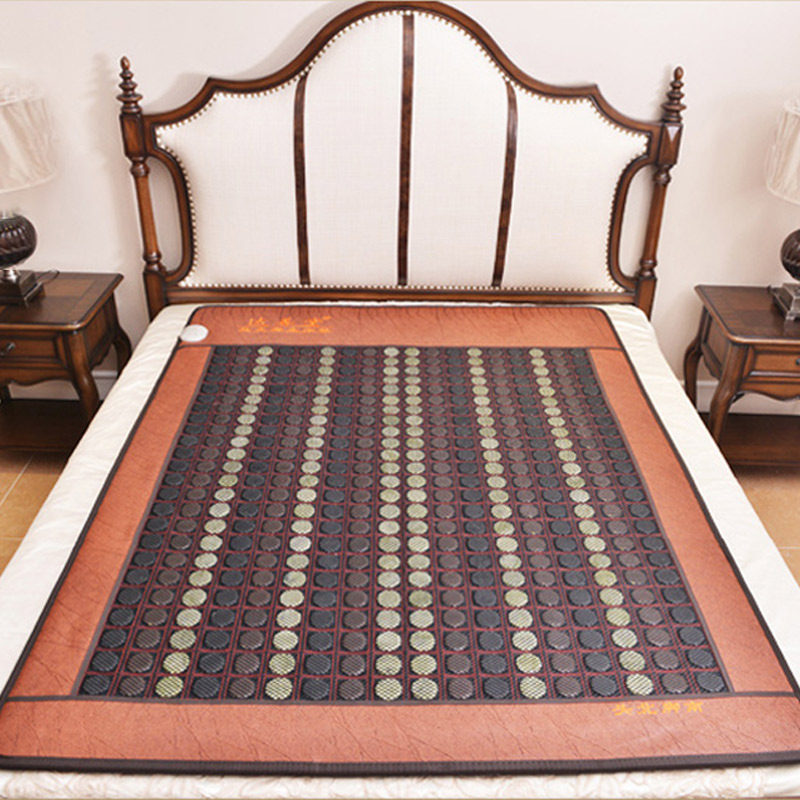 加热玉石床垫双温双托玛琳垫子赭石褥垫18m双人床垫