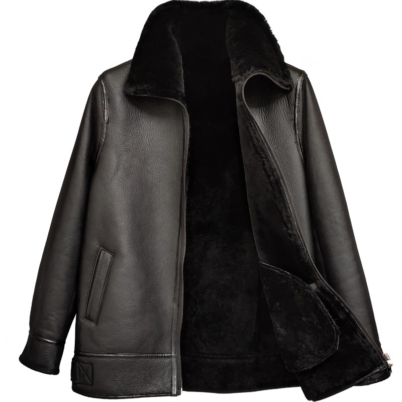 反季原生态皮毛一体真皮皮衣冬季新款羊剪进口皮衣