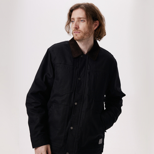 Free Country男士冬撞色领复古棉帆布上衣外套