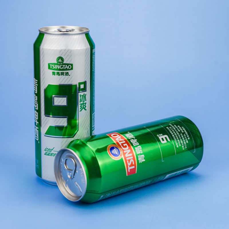 青岛啤酒箱包整箱12罐500ml9度饮料啤酒经典小麦啤酒