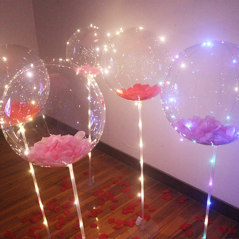 圆形网红气球男友生日装饰表白求婚客厅浪漫气球