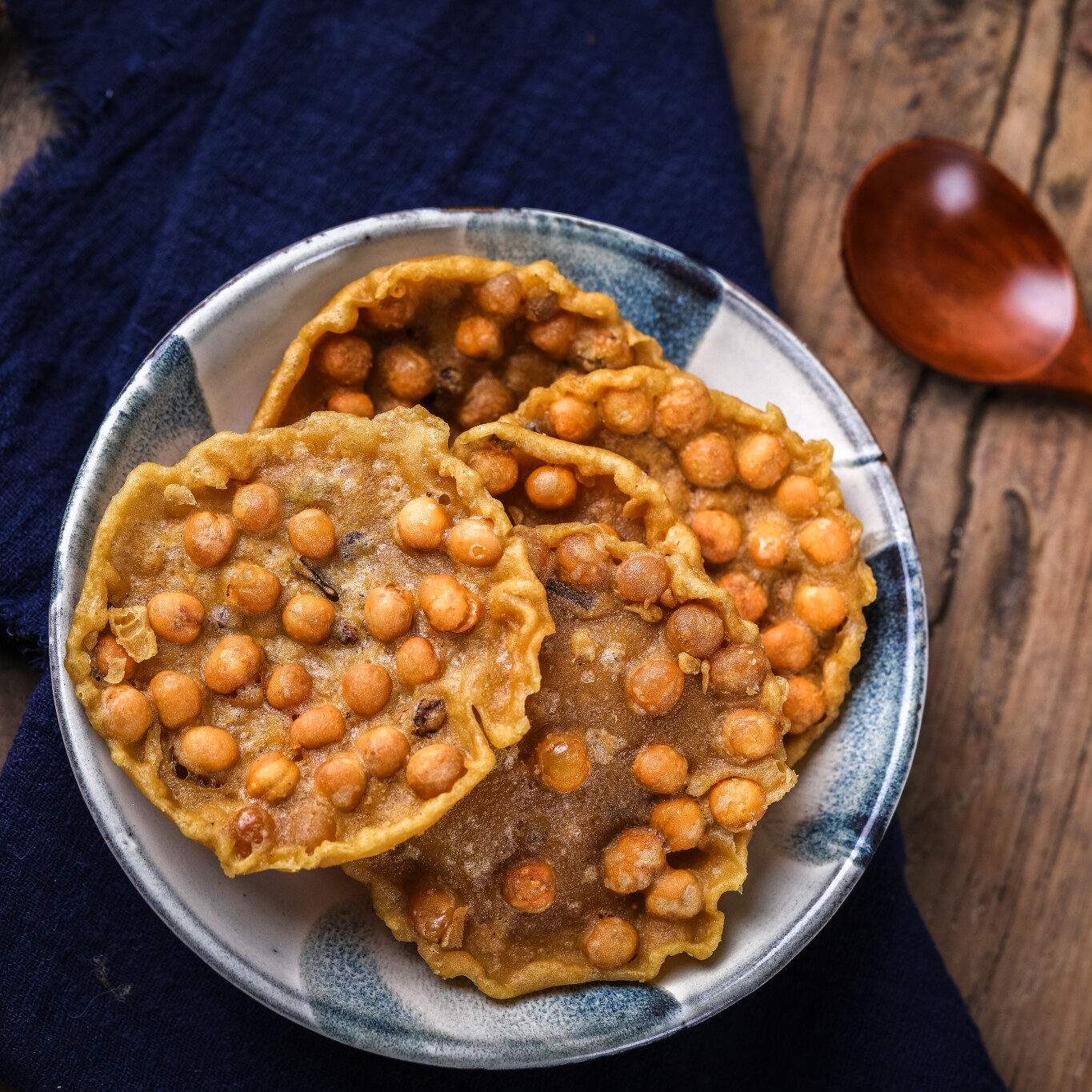 四川特产油炸豌豆酥饼豆子手工传统糕点美食传统中式糕点