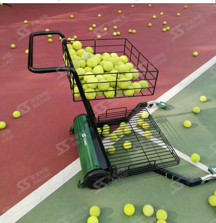 斯波阿斯s705网球自动捡球机神器捡球车手推式拾球器装球框捡球筐