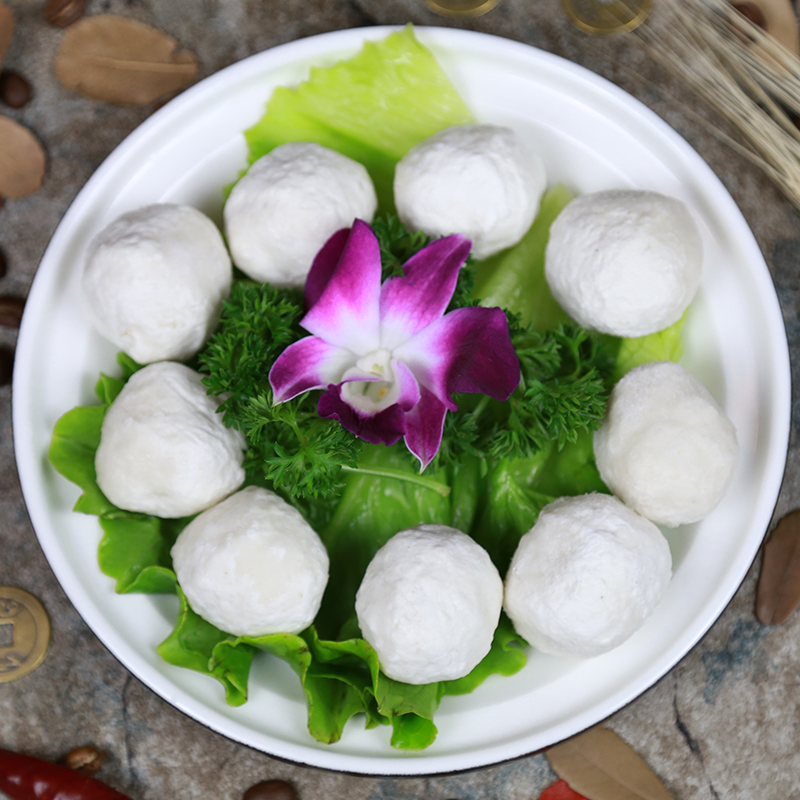 包心鱼丸25kg带馅包心火火锅食材串串关东煮大鱼丸