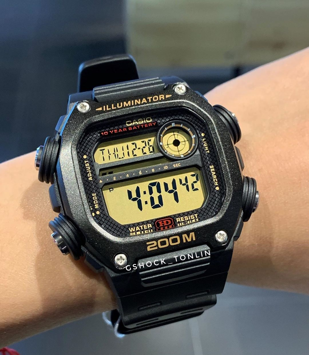 日本casio卡西欧手表g-shockdw9052-1v防水入门经典军表日韩腕表