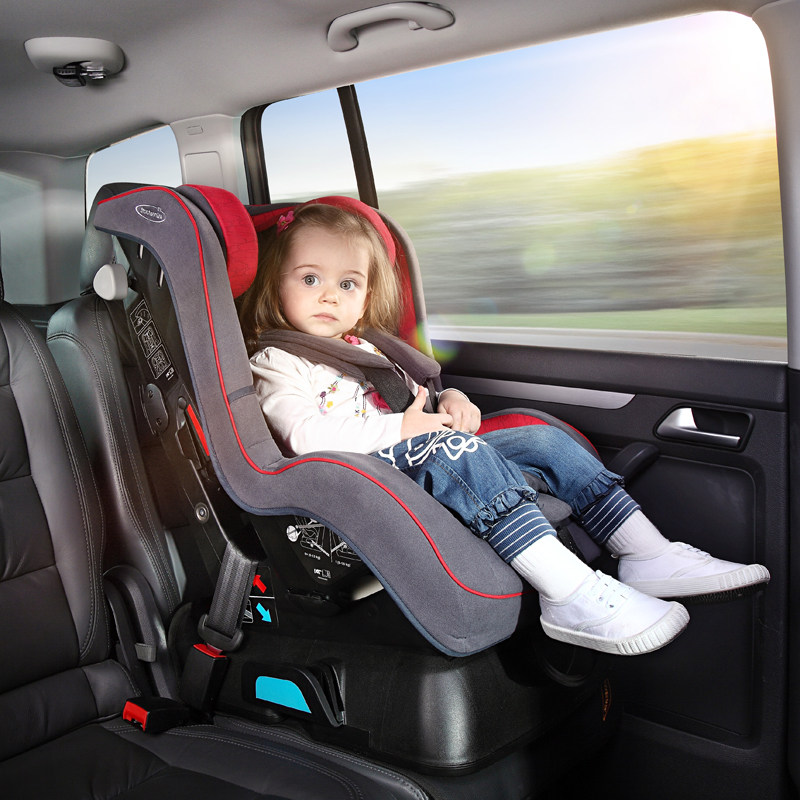 德国stm银河卫士汽车用宝宝儿童安全座椅0-4岁可躺可坐双向安装