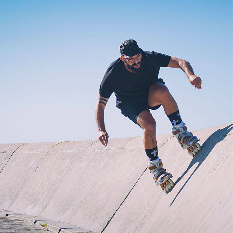 powerslide宝狮莱doop城市轮滑鞋直排轮懒人免脱溜冰鞋花式旱冰鞋