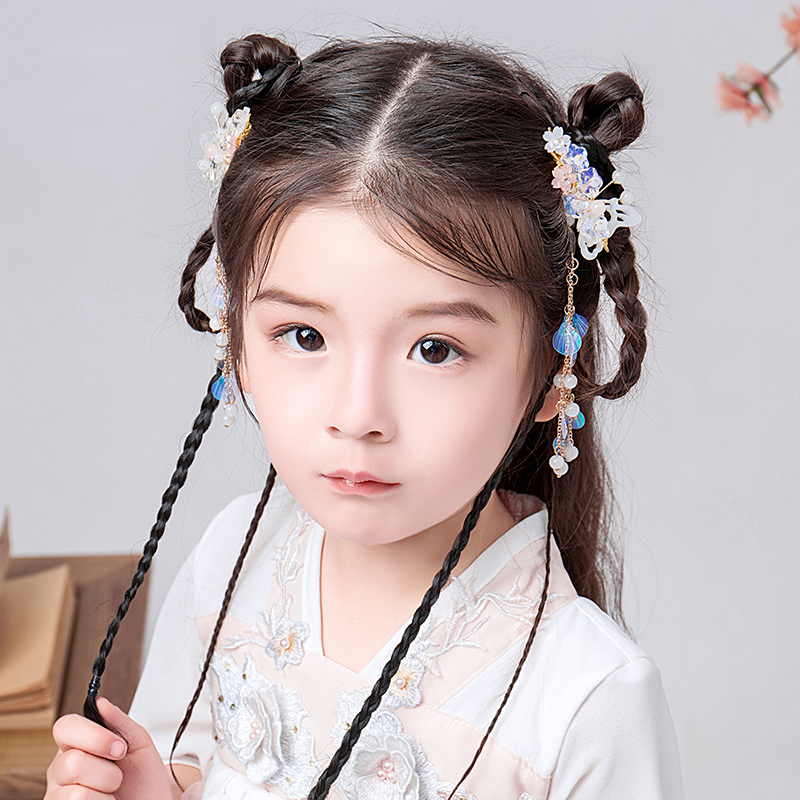 汉服头饰儿童女童配饰流苏步摇古风夹子超仙发饰