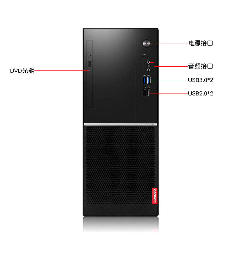 lenovo/联想商务台式机电脑主机扬天m6000k m6603k i5-7400 商用带pci
