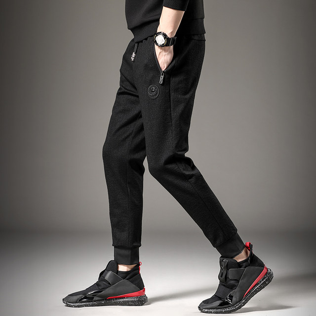 Casual pants men harem pants loose sports long pants large size 2020 new autumn winter trend plus velvet pants Casual pants men harem pants loose sports long pants large size 2020 new autumn winter trend plus velvet pants