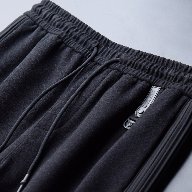 Men's casual trousers wool sports pants loose bouquet hahad pants autumn and winter fees plus velvet pants trend Men's casual trousers wool sports pants loose bouquet hahad pants autumn and winter fees plus velvet pants trend