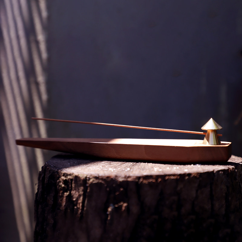 线香为本创意独钓香插日式禅意香座香器香托香托