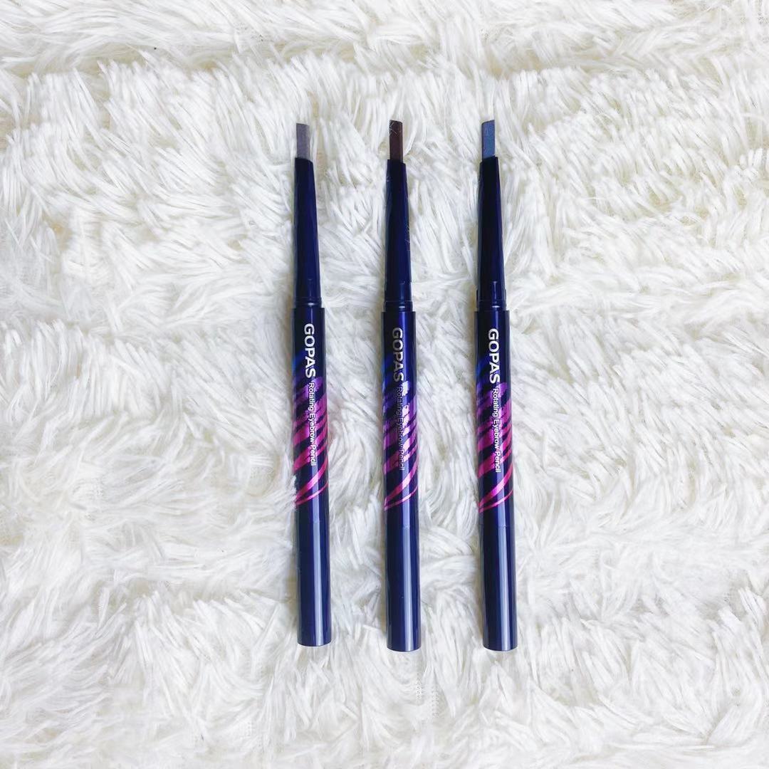 高柏诗塑型旋转眉笔防水防汗持久不易掉色晕染眉笔