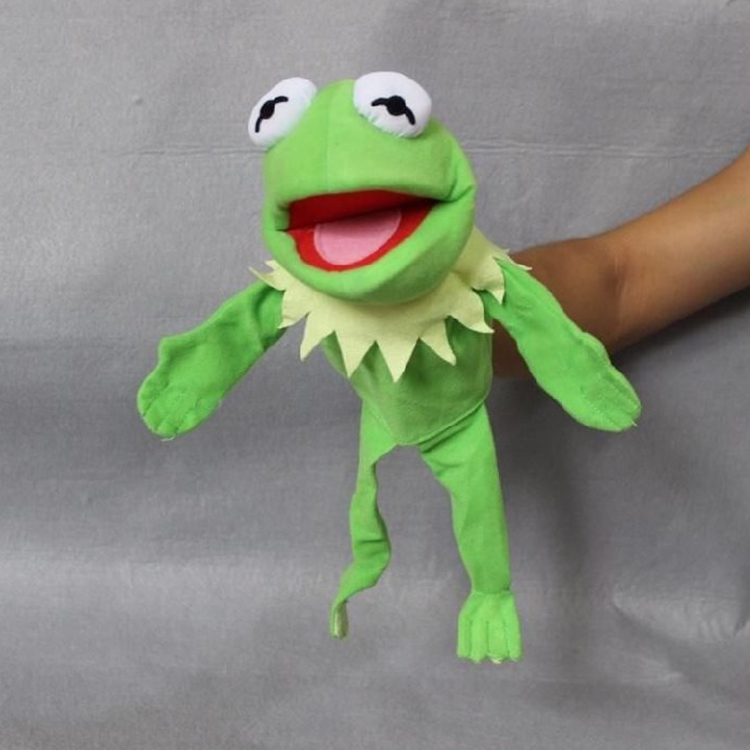 芝麻街科密特手kermit大青青蛙布偶毛绒玩具手偶布娃娃毛绒布艺类玩具
