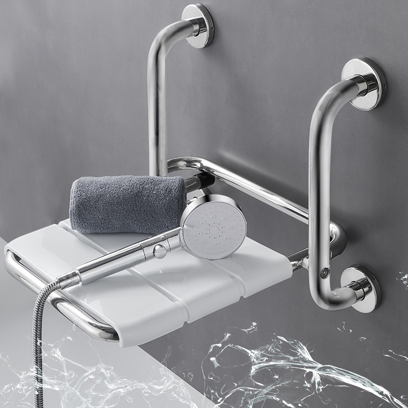 浴室折叠老人洗澡专用卫生间防滑老年人淋浴座椅浴室扶手