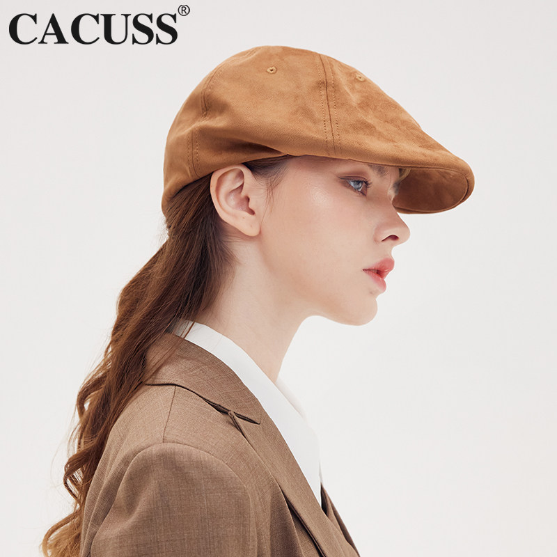 画家帽子男士时尚鸭舌帽遮阳休闲韩版保暖侦探帽子