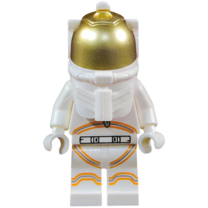 中国积木兼容乐高太空宇航员人仔绝版展示盒拼摆件塑料积木