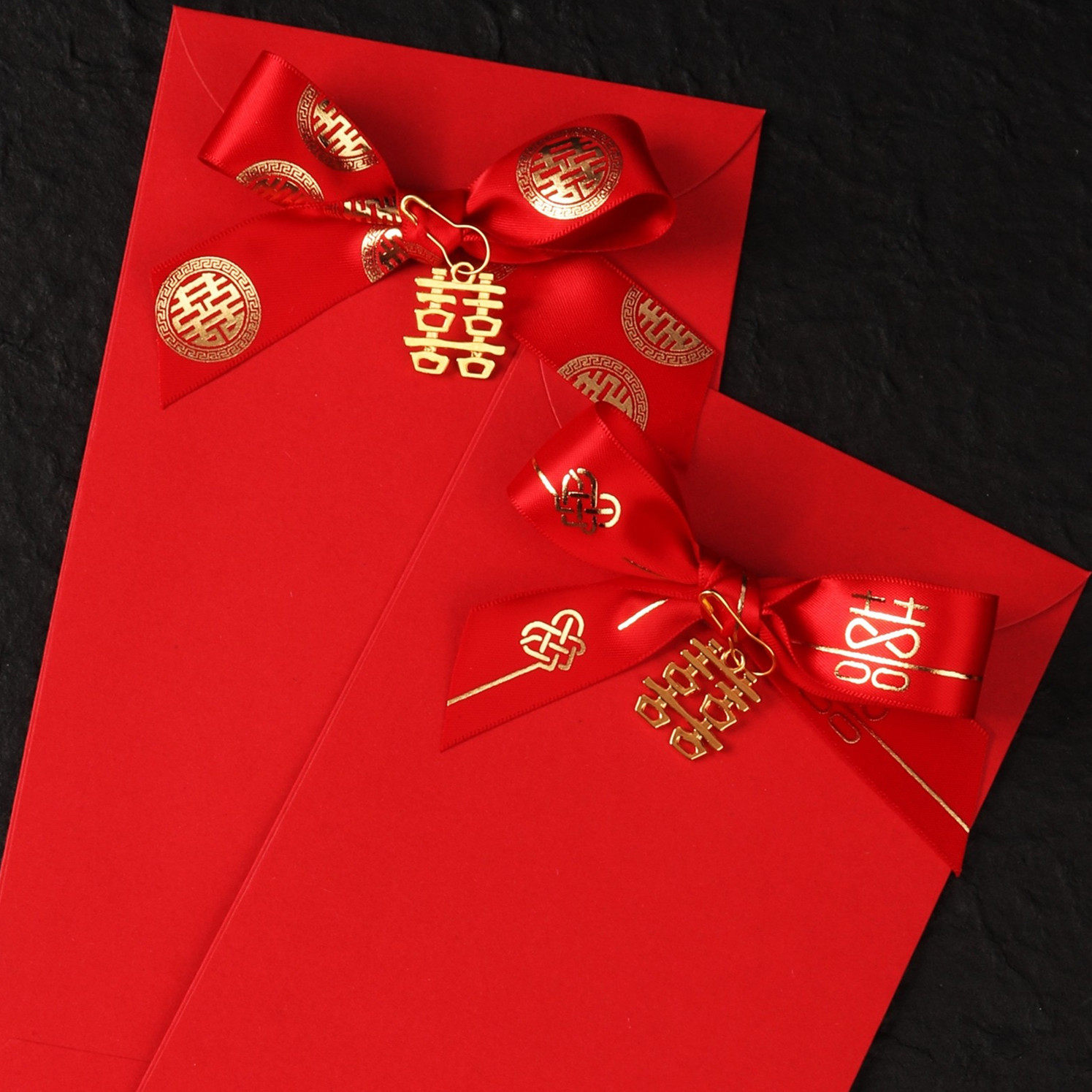 红色丝带结婚婚礼喜字绸带婚车红布布条被子丝带