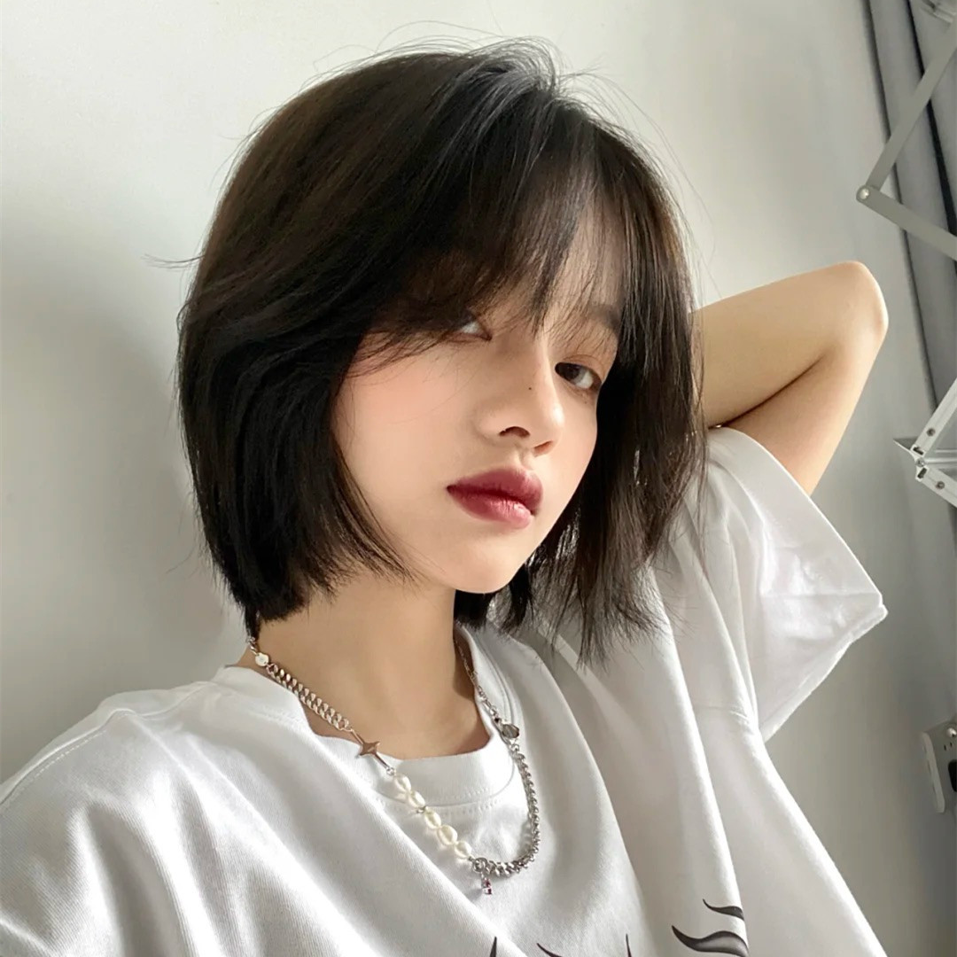 假发学生长发中长锁骨头减bobo夏季网红头套日常整顶假发