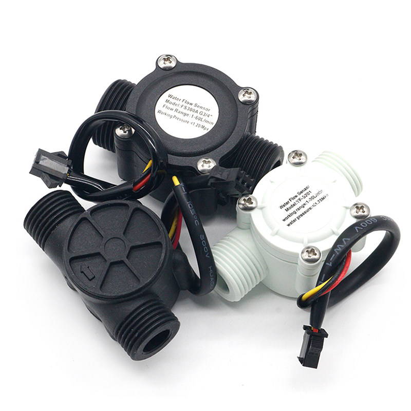yfs201水流流量传感器6分g1接口热水器霍尔流量计传感器