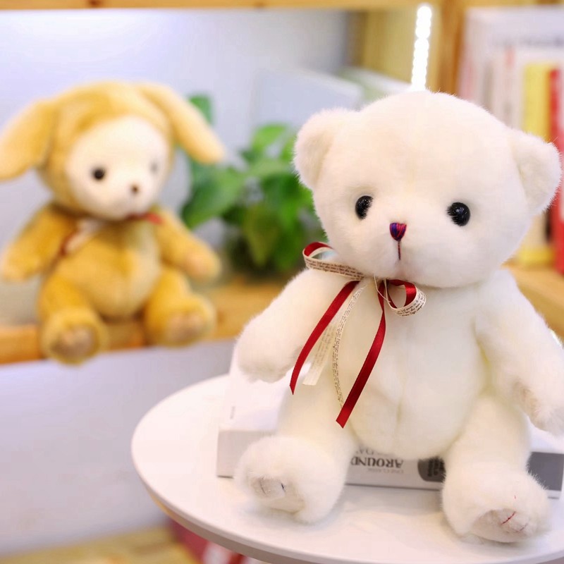 可爱白色小熊公仔玩偶泰迪熊毛绒玩具抱抱熊布娃娃儿毛绒布艺类玩具