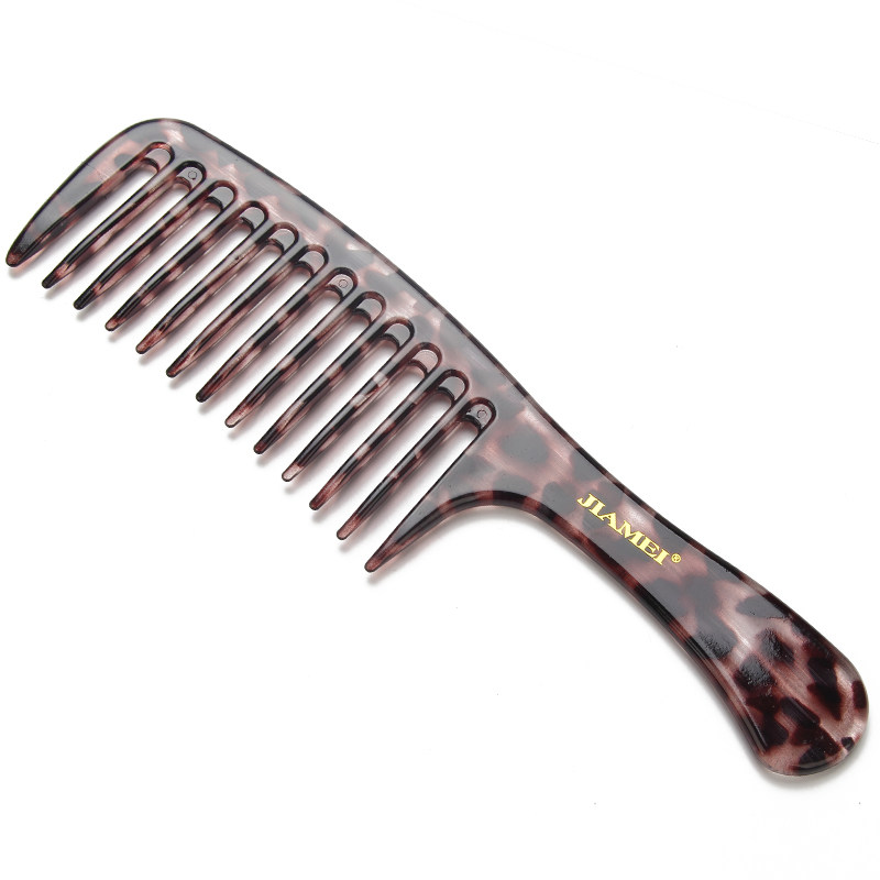 大号宽齿梳子大齿卷发加厚梳头马尾假发防静电梳子