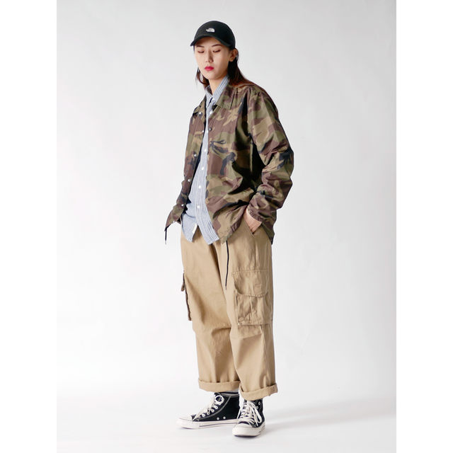 Nimipass20 autumn Japanese trend retro men and women neutral jacket casual coaches jacket machine can jacket Nimipass20 autumn Japanese trend retro men and women neutral jacket casual coaches jacket machine can jacket