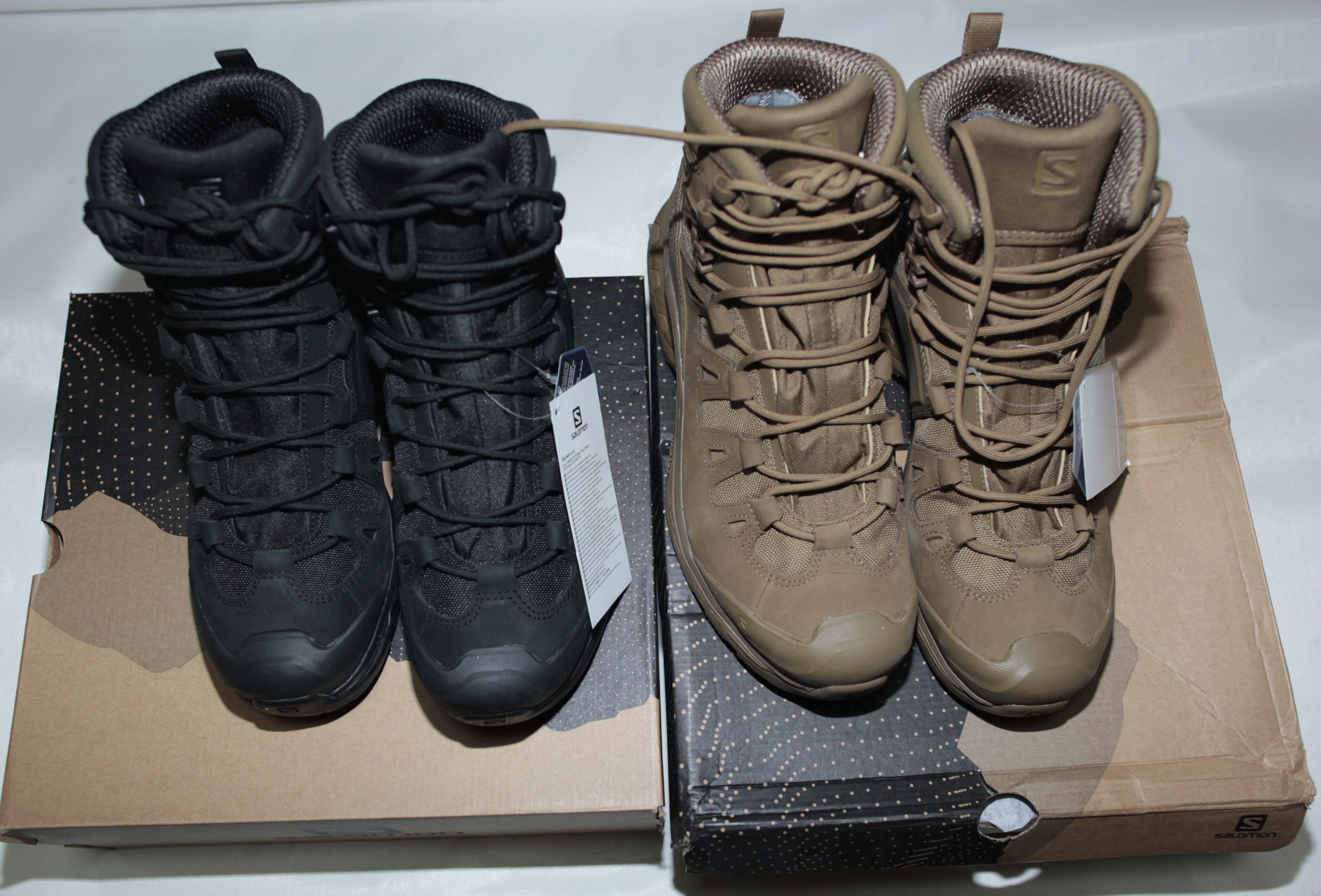 新款现货 正品 萨洛蒙SALOMON QUEST 4D GTX Forces 2战术登山鞋