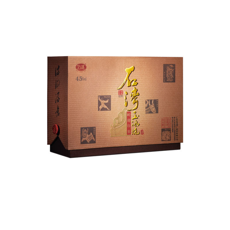 石湾酒厂集团直营45度石湾玉冰烧岭南印象150mlx3白酒