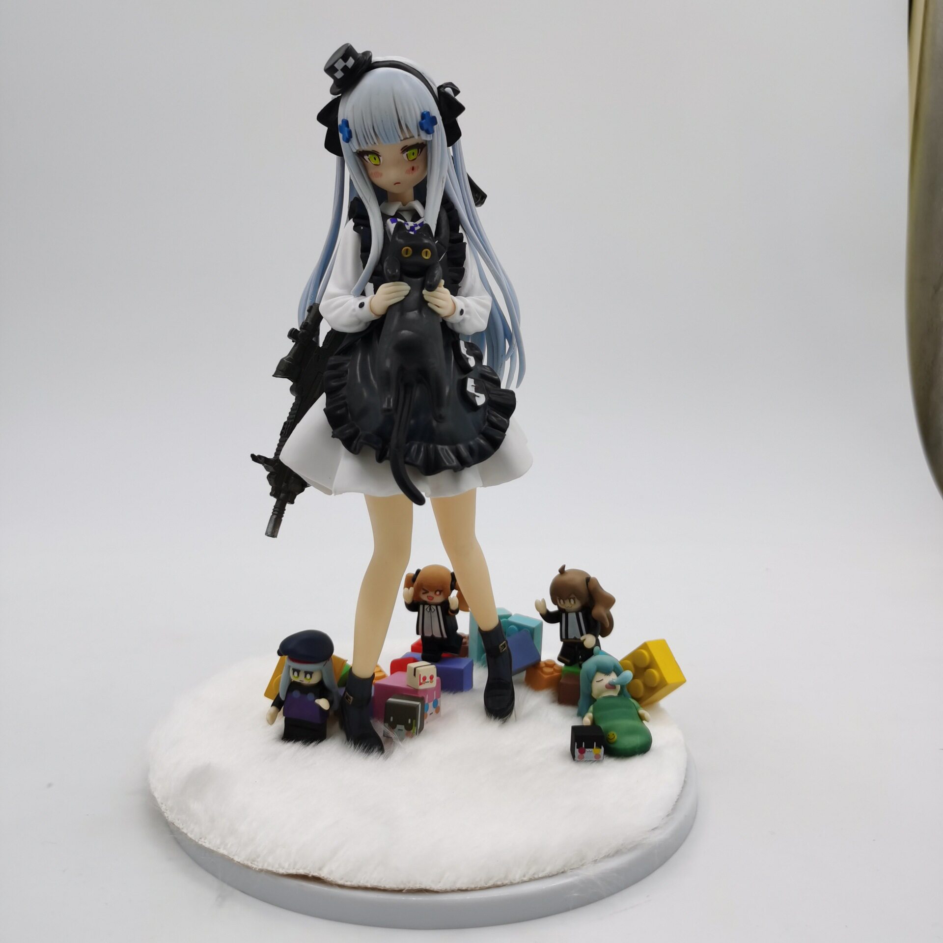 美少女少女前线hk416黑猫赠礼ver可爱女儿摆件手办