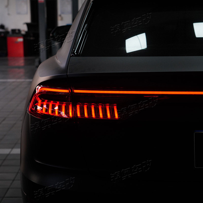 尾灯奥迪q8oled动态改装升级转向灯倒车车灯大灯总成