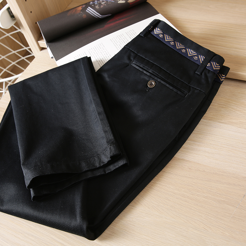 柜货剪标断码处理春秋季工装裤通勤休闲裤直筒宽松中腰商务男长裤