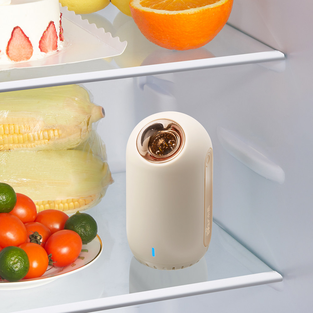 小熊冰箱味器除臭神器臭氧杀菌空气去味净化器除味