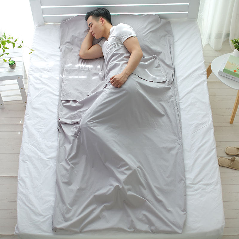 睡袋纯棉酒店隔脏成人室内旅行便携式床单双人睡袋
