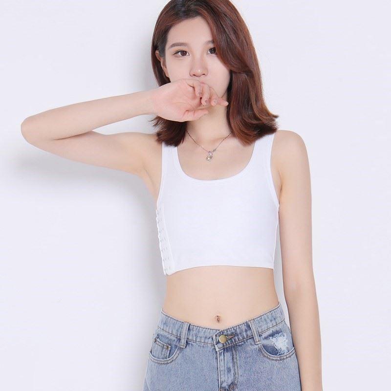 塑身吊带束胸内衣女大胸显小缩学生抹胸上衣塑身上衣