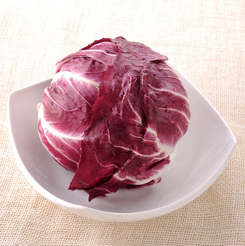 新鲜落地球生菜紫苣红菊苣绿叶红包健身洗切即食蔬菜沙拉蔬菜新鲜