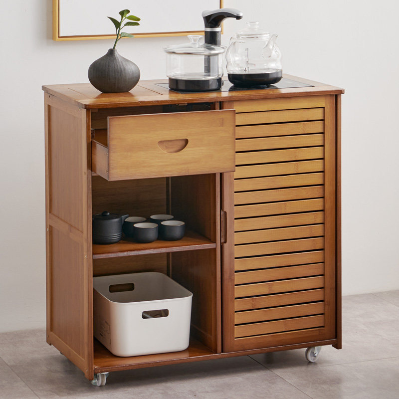 移动茶水水柜家用小茶柜自动烧水泡茶一体套装餐边柜