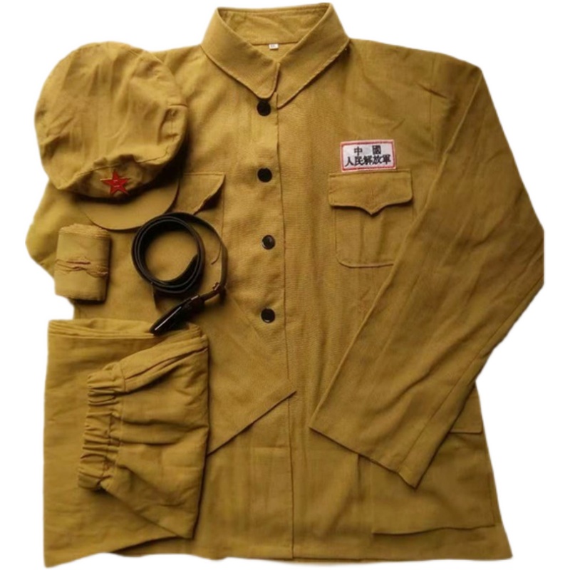 抗美援朝服装中国人民解放志愿军演出服列宁抗战服长津湖民族服装