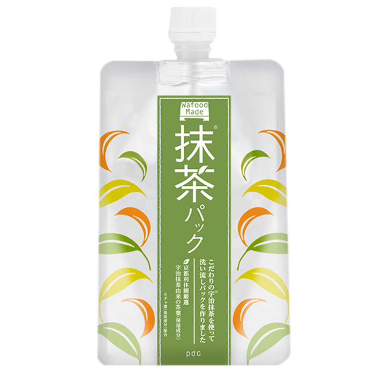 抹茶面膜日本pdc碧迪皙宇治涂抹清洁补水保湿涂抹面膜