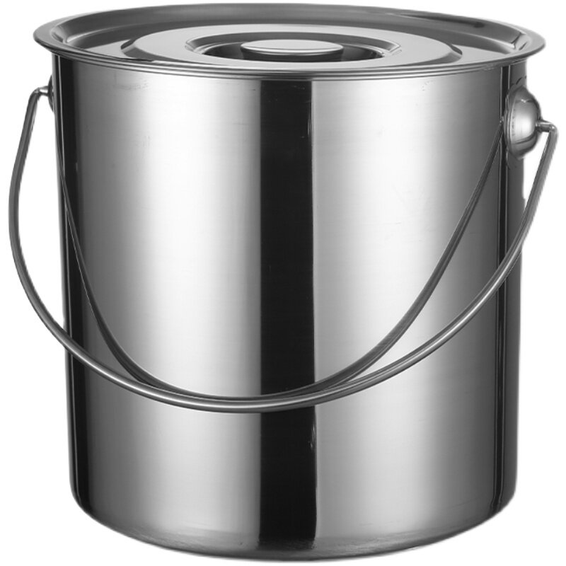 水桶提桶不锈不锈钢钢带手提幼儿园装饭汤菜桶装汤锅