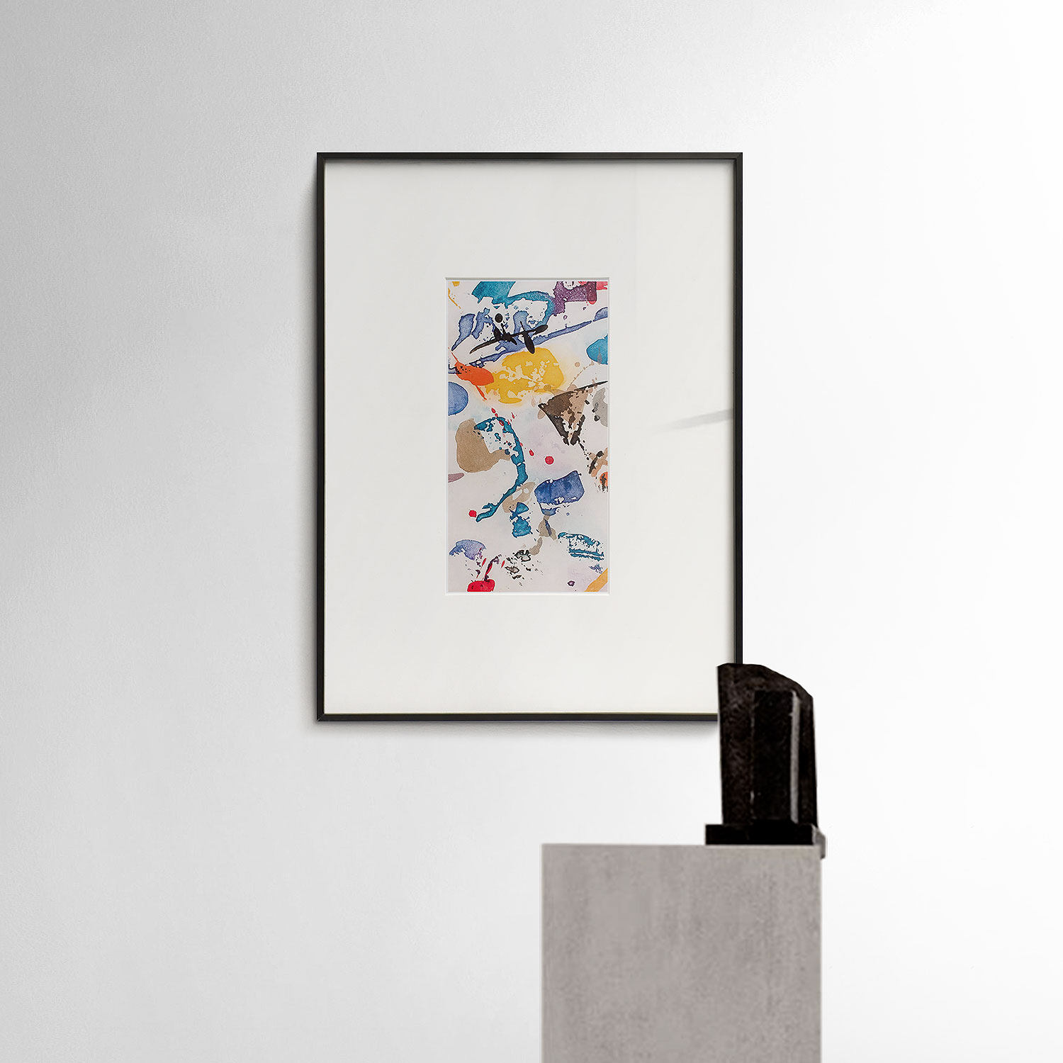 samfrancis现代抽象艺术装饰画铝合金小幅工作室客厅现代装饰画