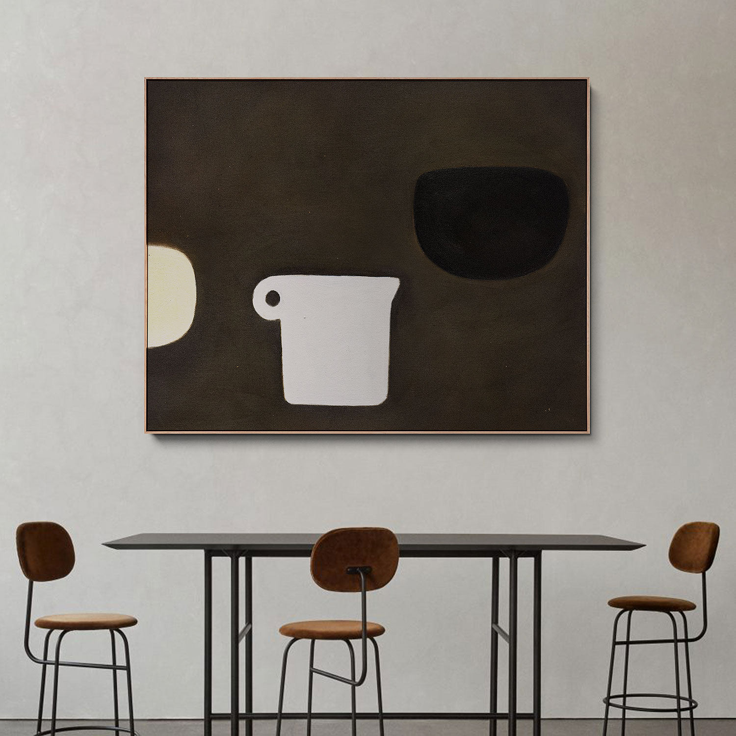 现代静物抽象艺术装饰画工作室过道背景墙壁画客厅现代装饰画