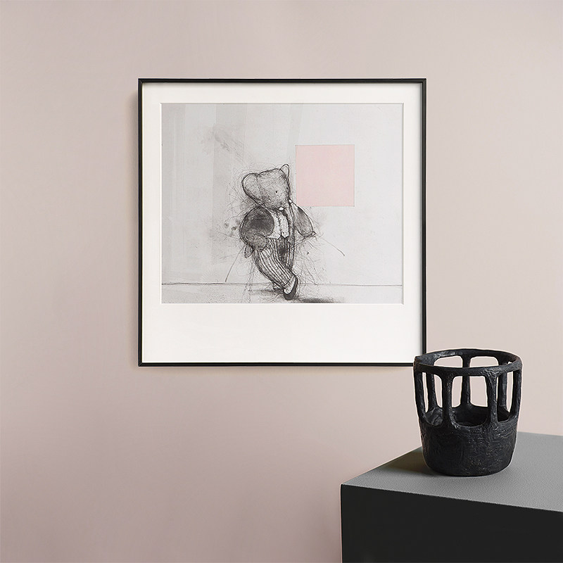 不够艺术 现代个性小幅趣味装饰画小动物创意卧室书房墙画玄关画