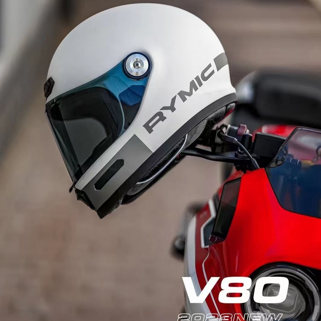 rymic睿觅复古头盔摩托车全盔机车头哈雷男女四季摩托车头盔