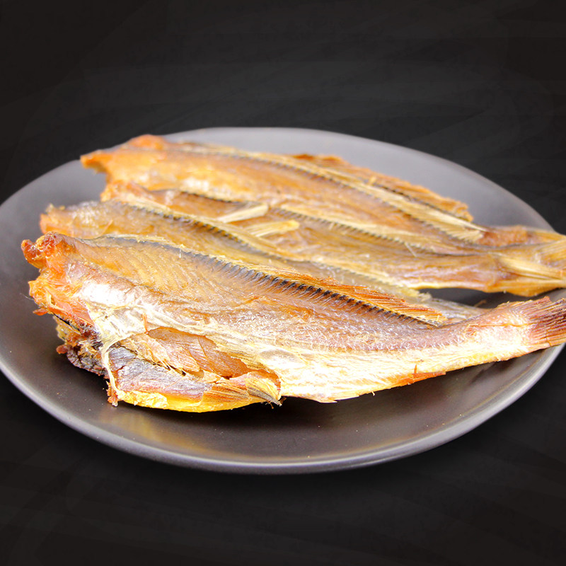 黄鱼小黄山东特产香酥黄花鱼即食海鲜零食500g即食鱼零食