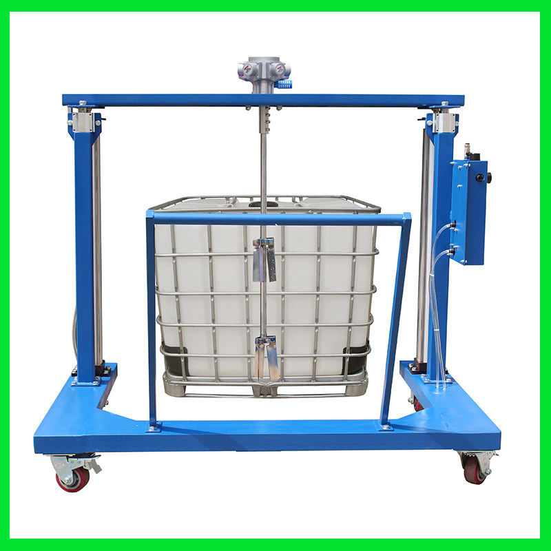 气动搅拌机ibc立方防爆胶水电动升降马达桨叶气动搅拌机
