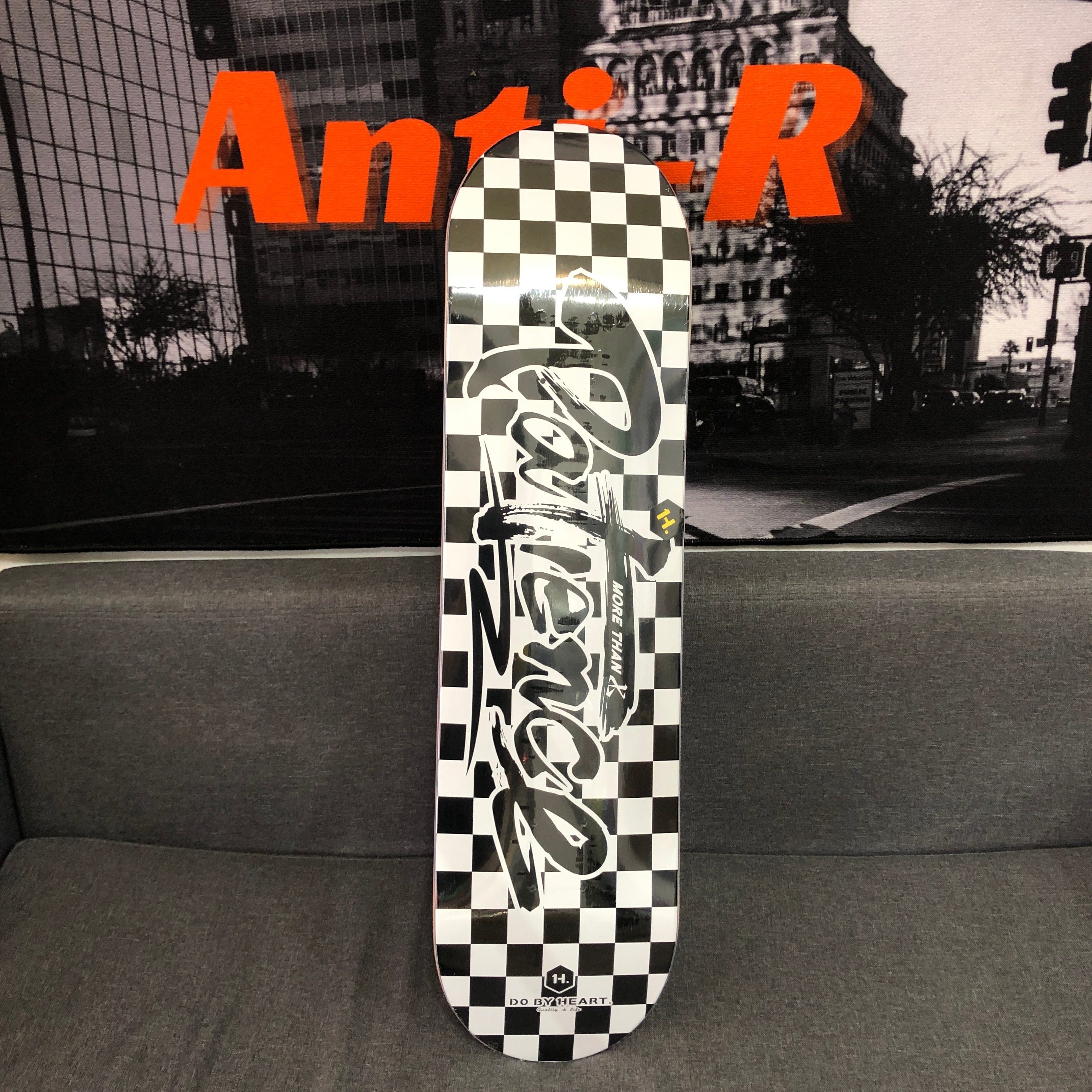 dbh黑白棋盘格专业滑板板面新手入门性价比滑板