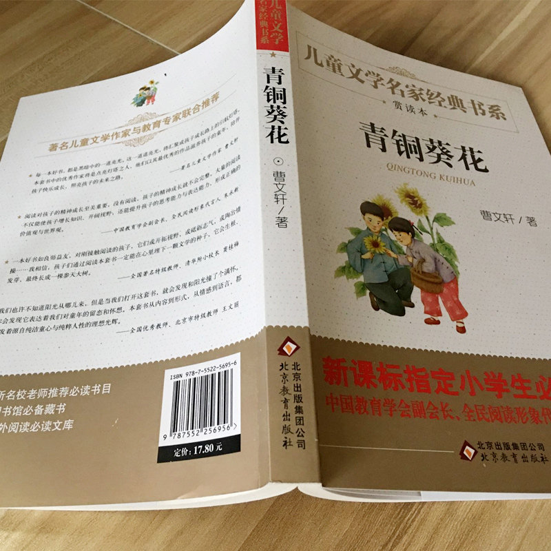 正版包邮 青铜葵花曹文轩著小学生青少年课外书必读儿童文学经典书系